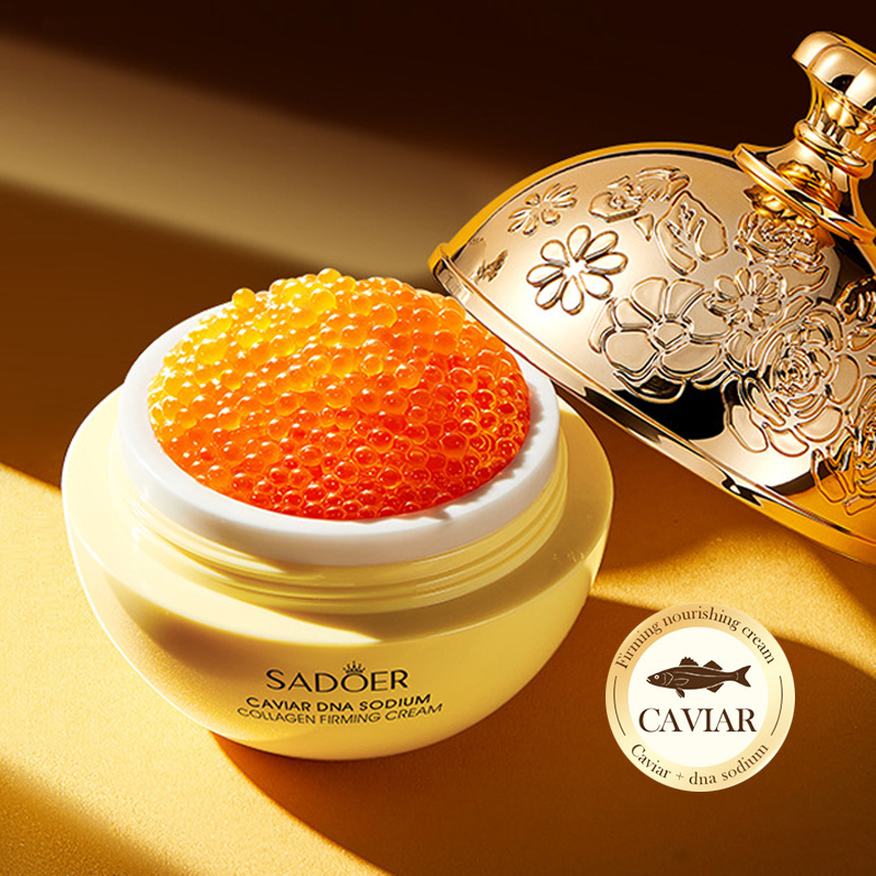 Luxury Skincare Aesthetic - 高級キャビアエッセンスアンチエイジングクリームしわ除去コラーゲン引き締めリフティング弾性フェイシャルスキンケア韓国化粧品 30 グラム