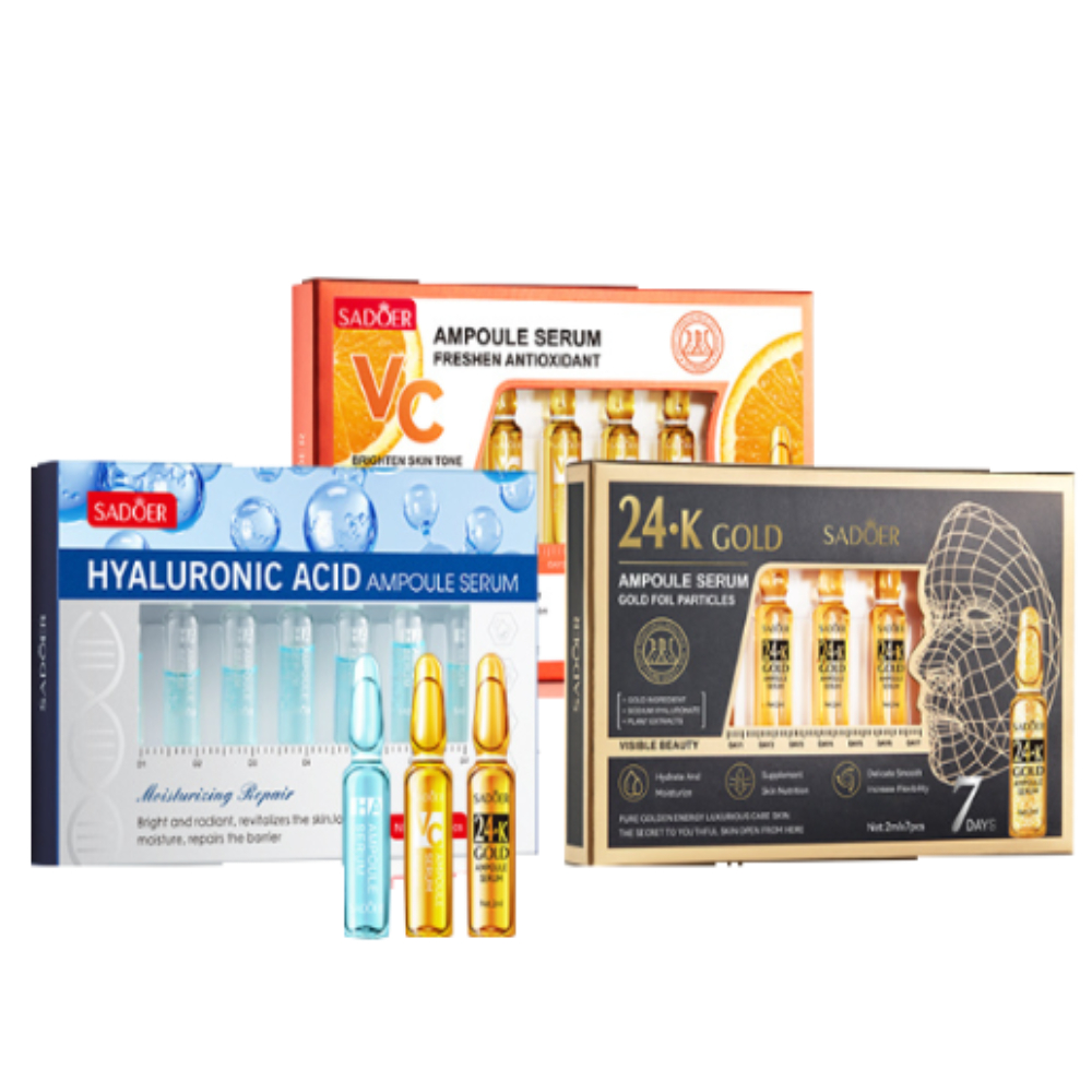 Oligopeptide Wrinkle - 2ml*7個入り ビタミンCアンプルエッセンスセット ヒアルロン酸、ニコチンアミド＆オリゴペプチド配合 保湿美白 しわ対策スキンケア