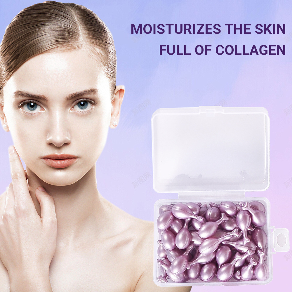 50 個顔血清ヒアルロン酸カプセル血清スポットにきび除去美白 - Placenta Extract Serum のレビューと価格
