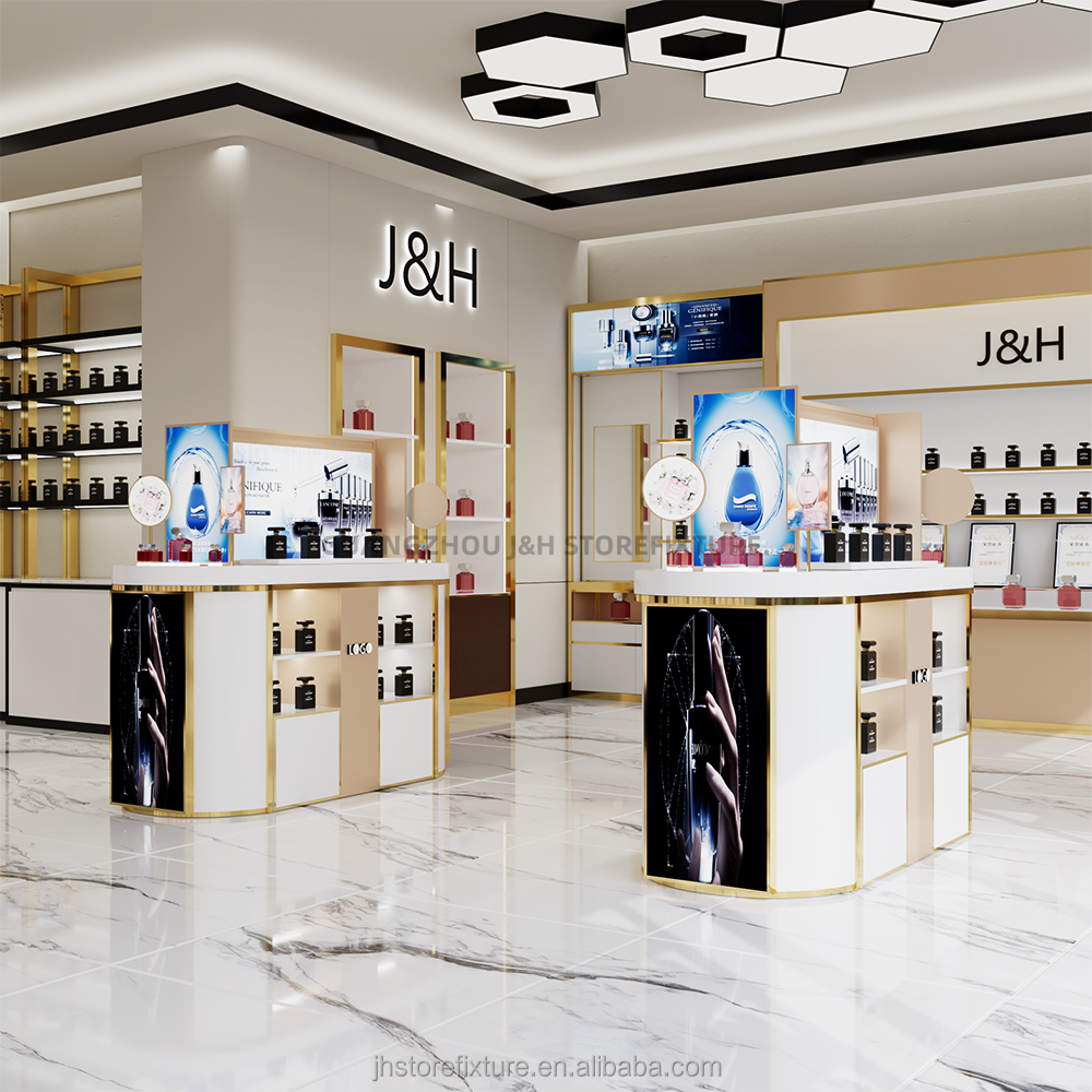 高級化粧品店インテリアデザインソリューション、カスタムメイク - Luxury Skincare Shop のレビューと価格