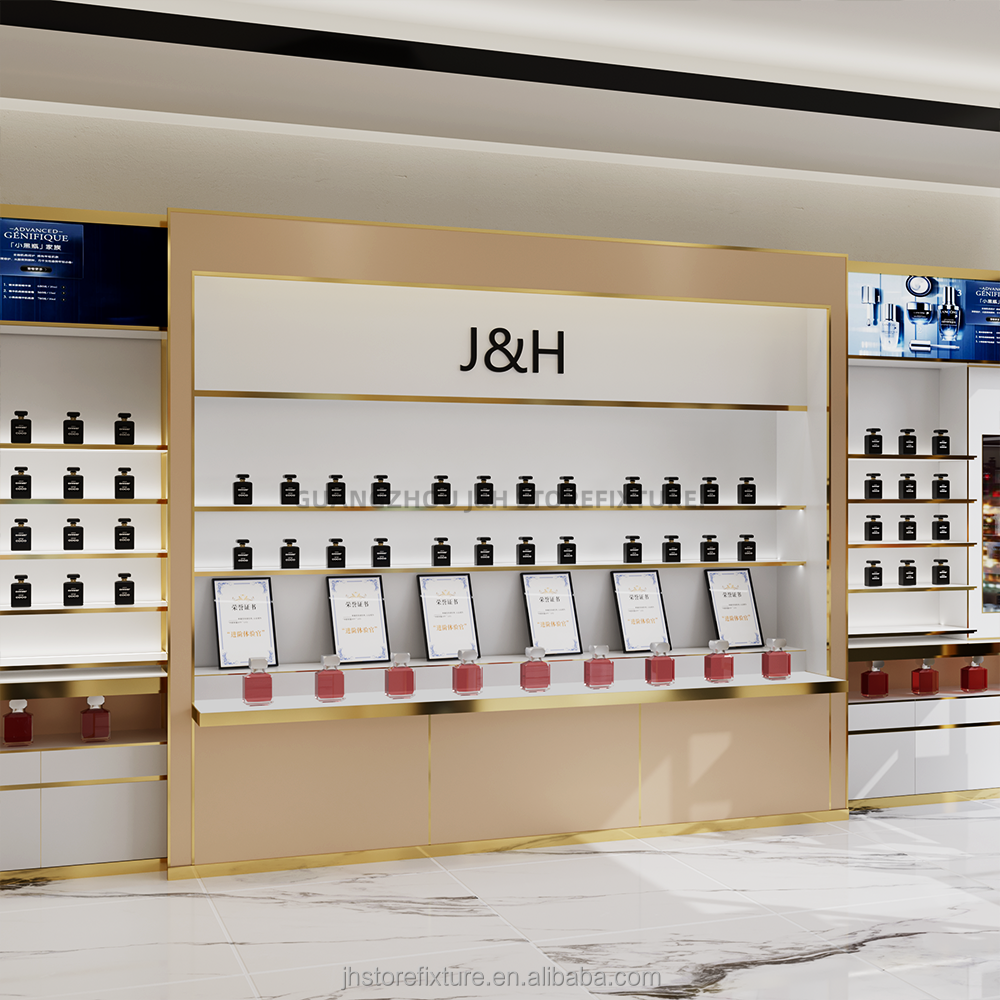 高級化粧品店インテリアデザインソリューション、カスタムメイク - Luxury Skincare Shop のレビューと価格