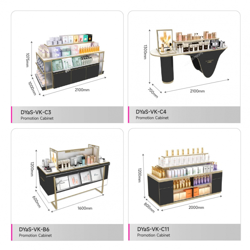 カスタムコスメティックディスプレイスタンド 高級小売スキンケ - Luxury Skincare Shop のレビューと価格