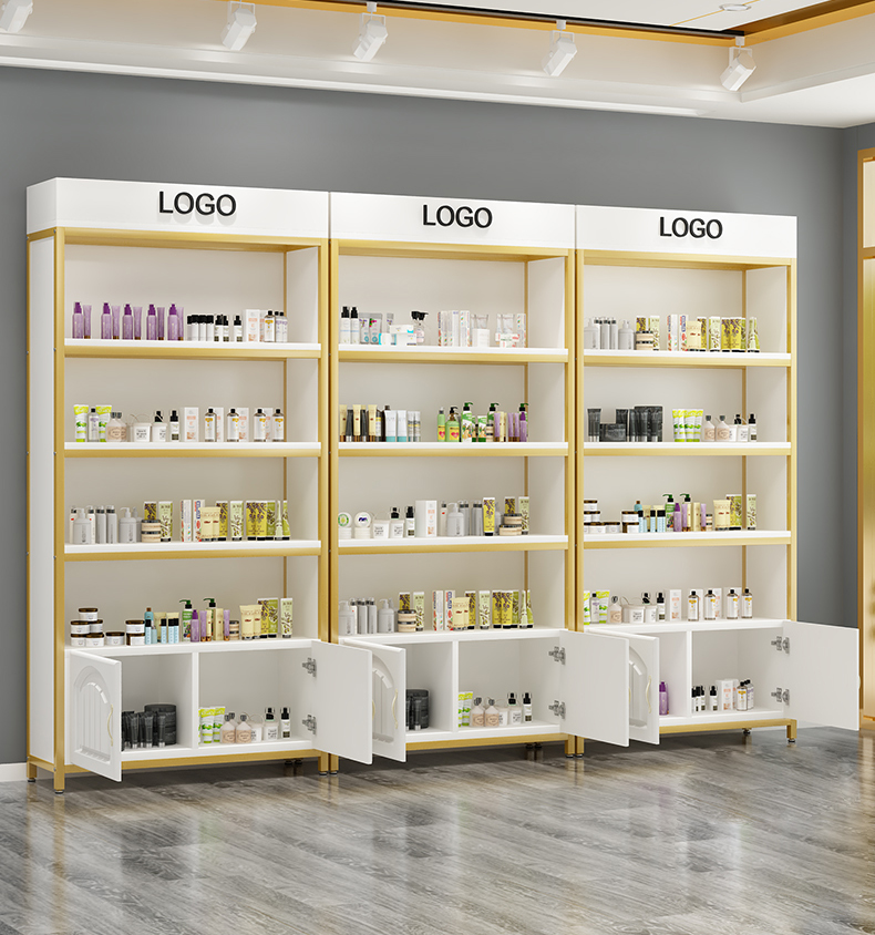 キャビネット棚 カスタム 高級スキンケアサロン ネイルディス - Luxury Skincare Shop のレビューと価格