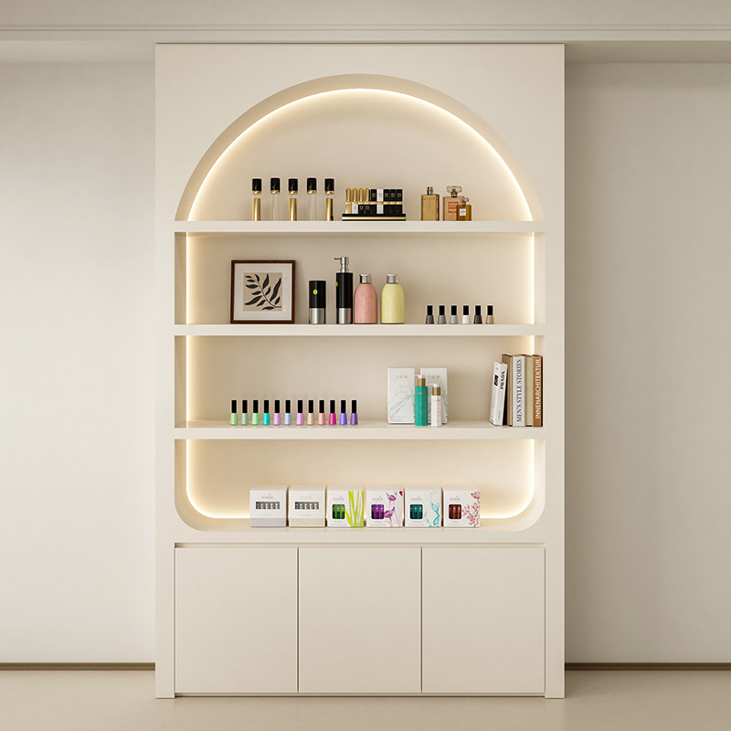 高級ディスプレイキャビネットスキンケア化粧品収納ラック美容院 - Luxury Skincare Shop のレビューと価格