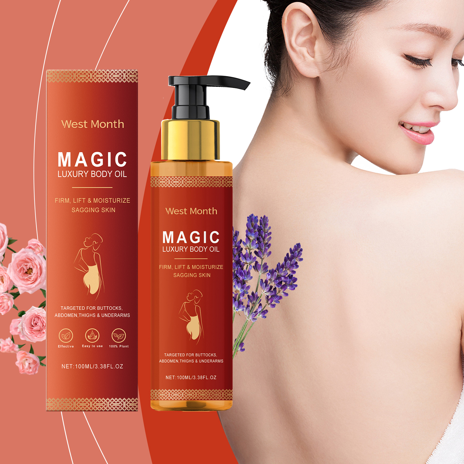 WEST MONTH マジック ラグジュアリー ボディ オイ - Luxury Skincare Aesthetic のレビューと価格