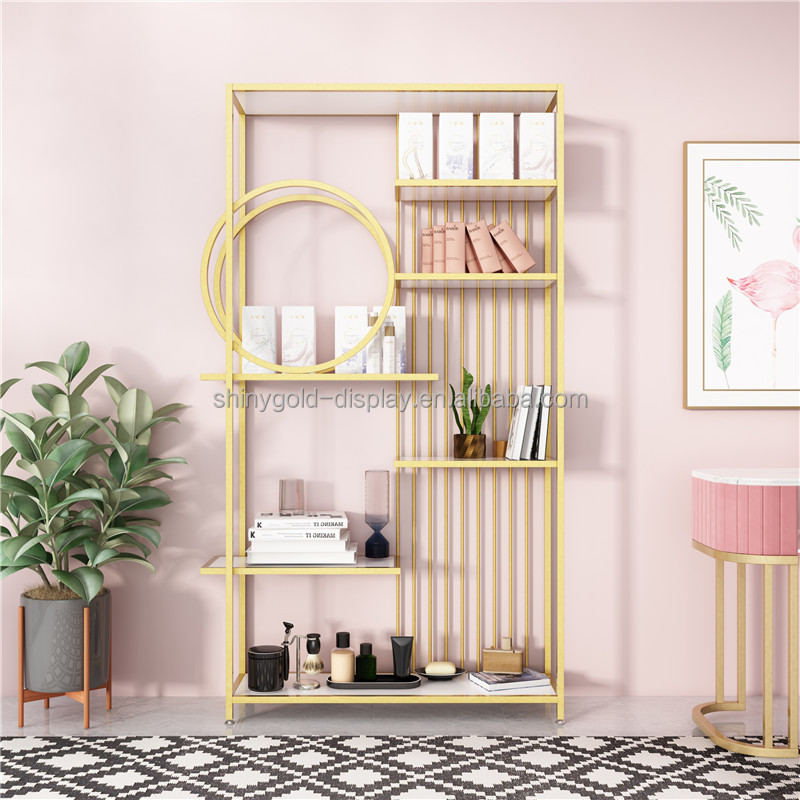 カスタム高級LEDキャビネット化粧品スキンケア製品陳列棚香水 - Luxury Skincare Shop のレビューと価格