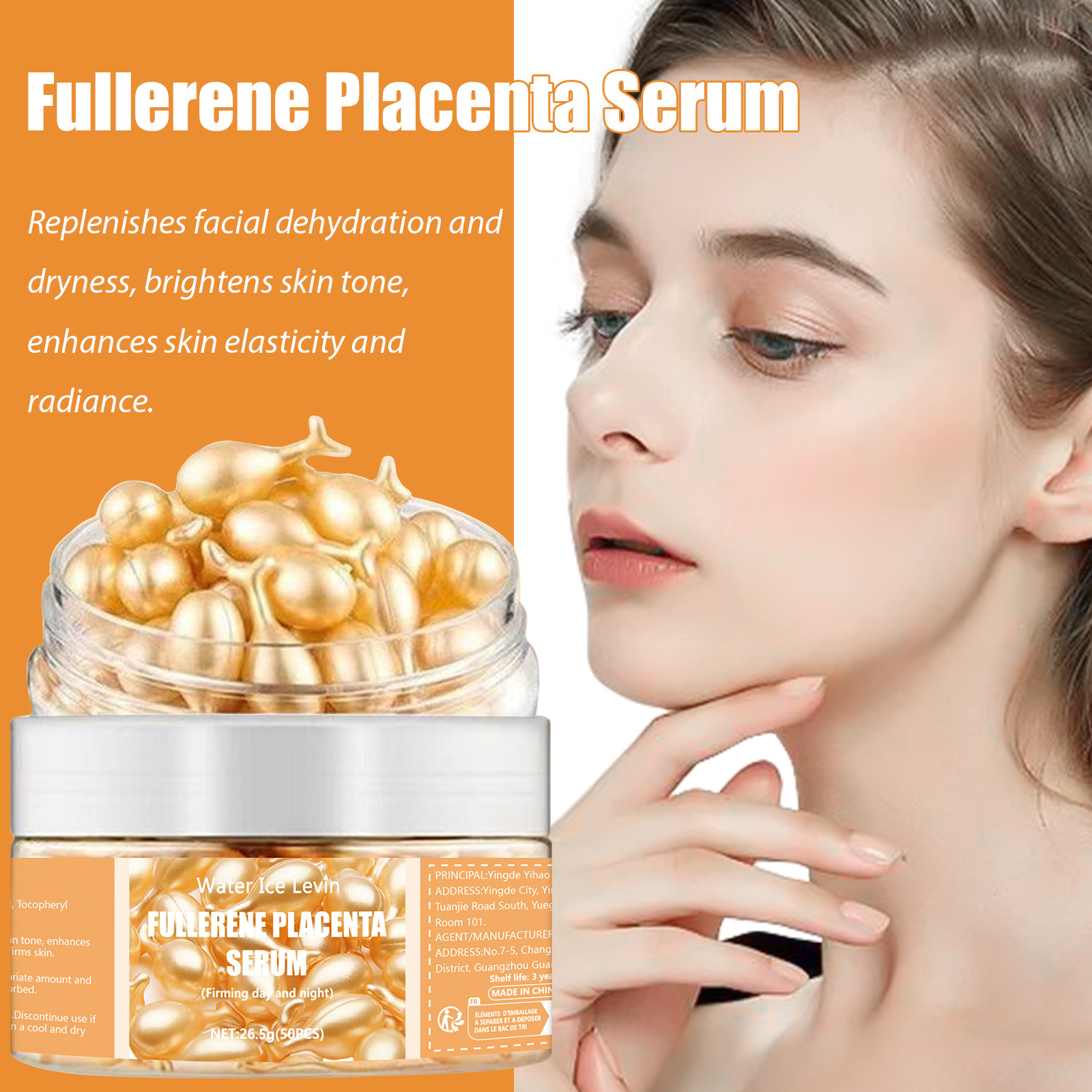 フラーレンプラセンタエキス配合 フェイシャルエッセンス 保湿 - Placenta Extract Serum のレビューと価格