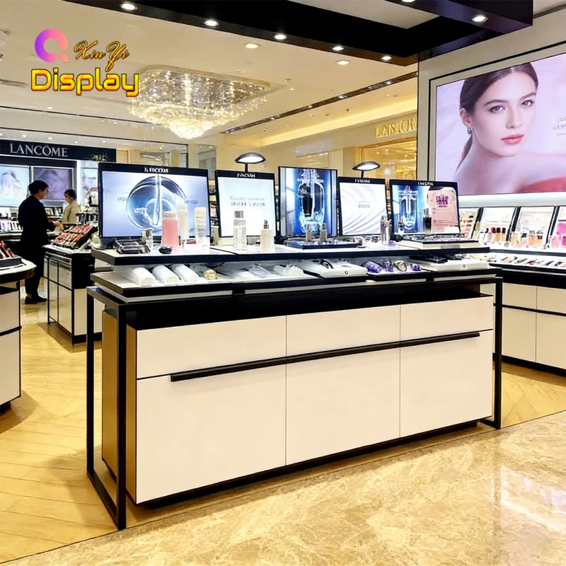カスタム高級スキンケア陳列什器 MDF LED化粧品高級ショ - Luxury Skincare Shop のレビューと価格